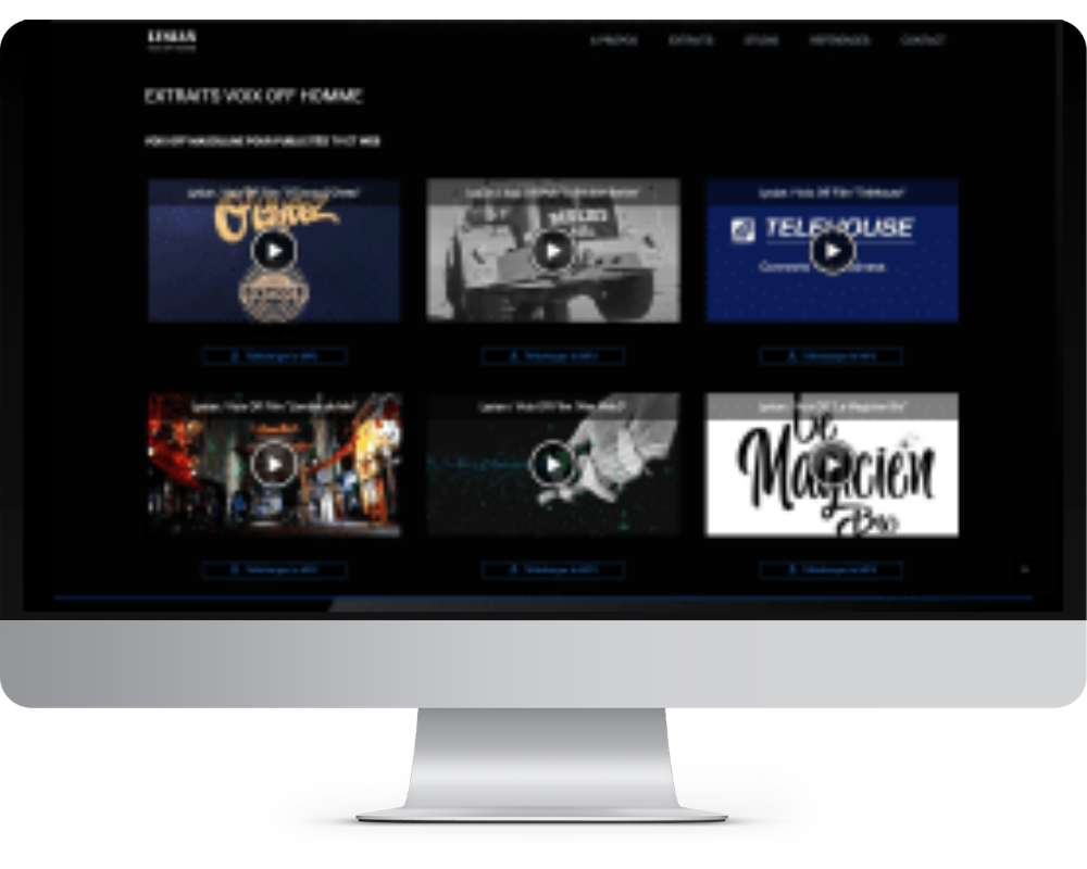 site internet site vitrine conçu par DeA@Web De A à Web amélie Dupéron